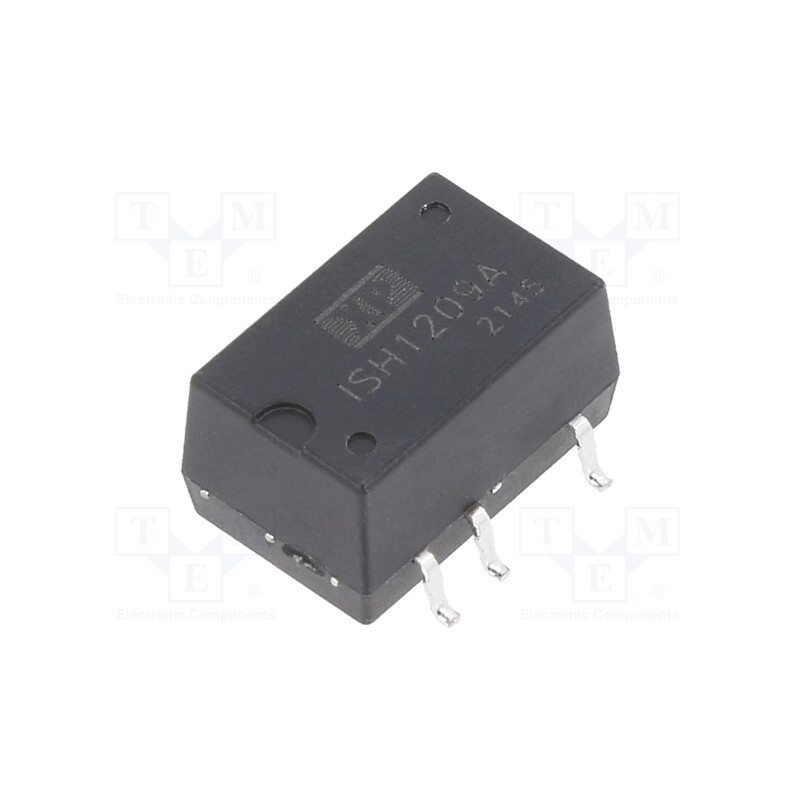 1 pcs x XP POWER - ISH1209A - Converter: DC/DC, 2W, Uin: 10.8÷13.2V, Uout: 9VDC, Iout: 222mA, SMD