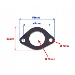 Atv 200 4t kinroad ebonite strut washer 28mm