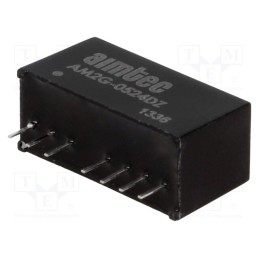1 pcs x AIMTEC - AM2G-0524DZ - Converter: DC/DC, 2W, Uin: 4.5÷9V, Uout: 24VDC, Uout2: 24VDC, SIP8