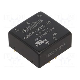 1 pcs x AIMTEC - AM6CW-2424D-NZ - Converter: DC/DC, 6W, Uin: 9÷36V, Uout: 24VDC, Uout2: -24VDC, 1'x1'