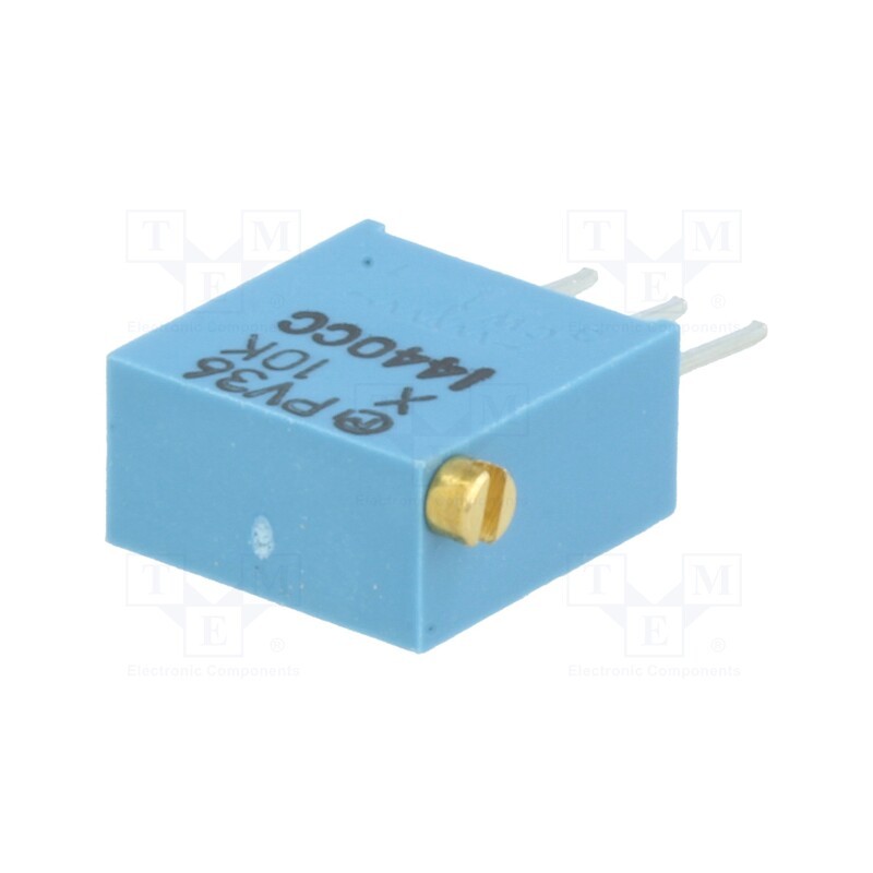 1 pcs x BOURNS - PV36X103C01B00 - Potentiometer: mounting, vertical, 10kΩ, 500mW, THT, ±10%, linear