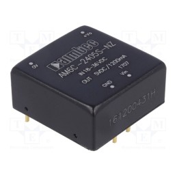 1 pcs x AIMTEC - AM6C-2405S-NZ - Converter: DC/DC, 6W, Uin: 18÷36V, Uout: 5VDC, Iout: 1.2A, 1'x1'