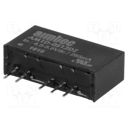 1 pcs x AIMTEC - AM1D-0512DZ - Converter: DC/DC, 1W, Uin: 4.5÷5.5V, Uout: 12VDC, Uout2: -12VDC, SIP7