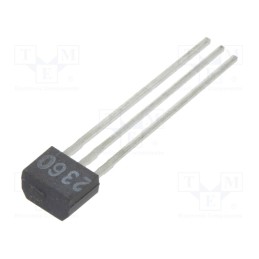 1 pcs x NTE Electronics - NTE2360 - Transistor: PNP, bipolar, BRT, 50V, 0.1A, 0.3W, TO92, R1: 47kΩ