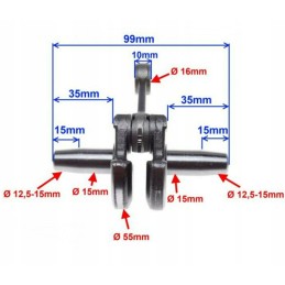 Crankshaft mini cross pocket dirt bike quad atv 2