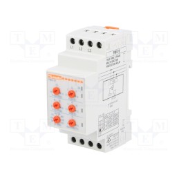 1 pcs x LOVATO ELECTRIC - PMV70A575 - Module: voltage monitoring relay, for DIN rail mounting, SPDT