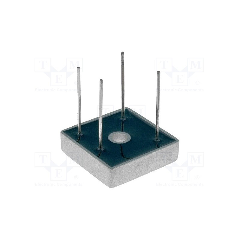 1 pcs x DC COMPONENTS - KBPC2504W - Bridge rectifier: single-phase, Urmax: 400V, If: 25A, Ifsm: 400A