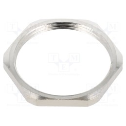 1 pcs x HELLERMANNTYTON - 166-50115 - Nut, PG29, brass, -100÷300°C, Thread: PG, Plating: nickel