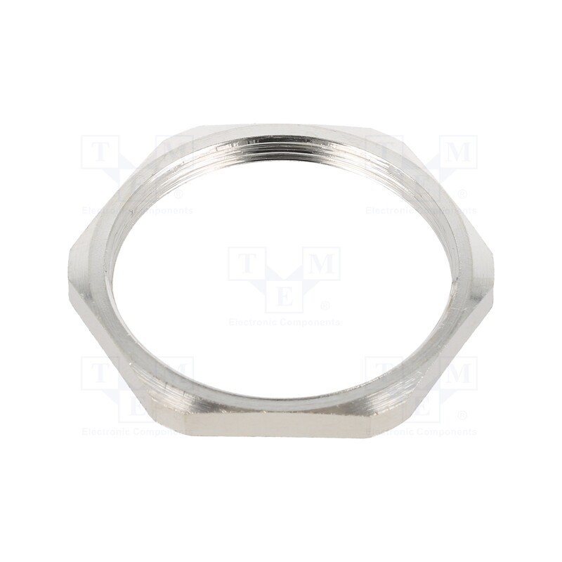 1 pcs x HELLERMANNTYTON - 166-50115 - Nut, PG29, brass, -100÷300°C, Thread: PG, Plating: nickel