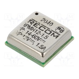 1 pcs x RECOM - RPMH12-1.5-CT - Converter: DC/DC, Uin: 14÷60V, Uout: 12VDC, Iout: 1.5A, SMD, SMT