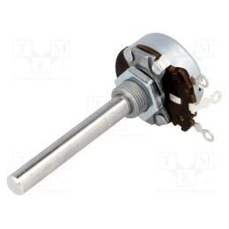 1 pcs x AB Elektronik - 3104607589 - Potentiometer: shaft, single turn, 5kΩ, 4W, ±10%, 6mm, Shaft: smooth