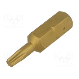 1 pcs x C.K - T4557TIN 10 - Screwdriver bit, Torx®, TX10, Overall len: 25mm