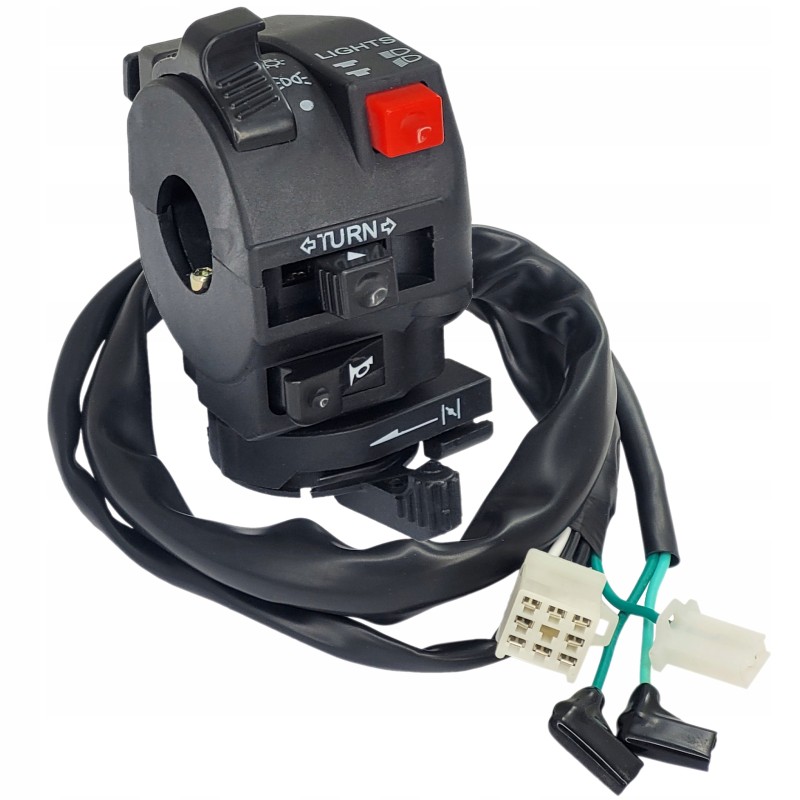 Combined light switch left choke lever atv quad bashan eagle