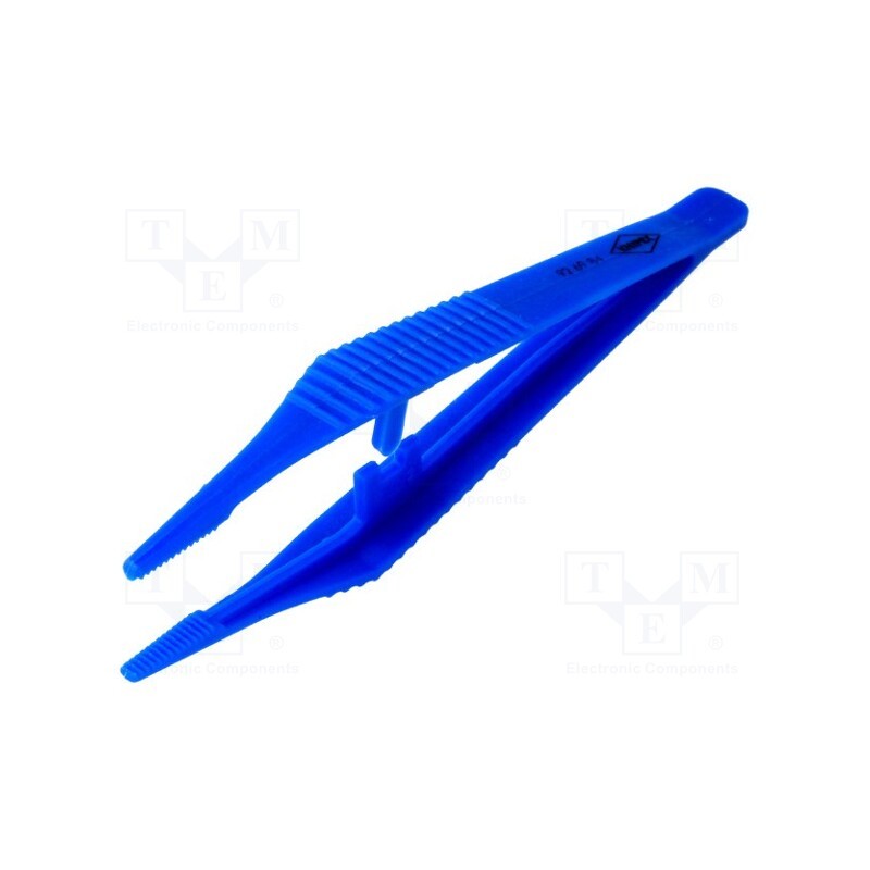1 pcs x KNIPEX - 92 69 84 - Tweezers, 130mm, Blade tip shape: trapezoidal, Tipwidth: 3.5mm