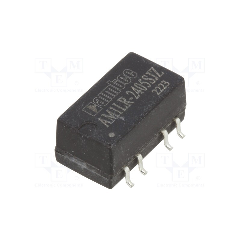 1 pcs x AIMTEC - AM1LR-2405SJZ - Converter: DC/DC, 1W, Uin: 22.8÷26.4V, Uout: 5VDC, Iout: 200mA, SMD