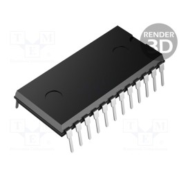 1 pcs x RENESAS - CP82C54-10Z - IC: peripheral circuit, programmable timer, 4.5÷5.5VDC, DIP24
