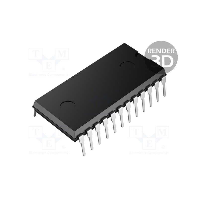 1 pcs x RENESAS - CP82C54-10Z - IC: peripheral circuit, programmable timer, 4.5÷5.5VDC, DIP24