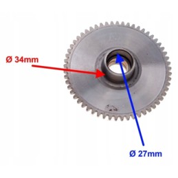 Atv kinroad 200 4t free wheel starter clutch