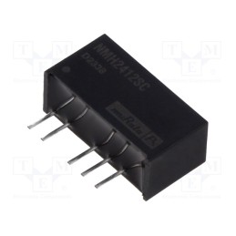 1 pcs x Murata Power Solutions - NMH2412SC - Converter: DC/DC, 2W, Uin: 21.6÷26.4V, Uout: 12VDC, Uout2: -12VDC