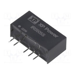 1 pcs x XP POWER - IR0505S - Converter: DC/DC, 3W, Uin: 5V, Uout: 5VDC, Uout2: -5VDC, Iout: 300mA