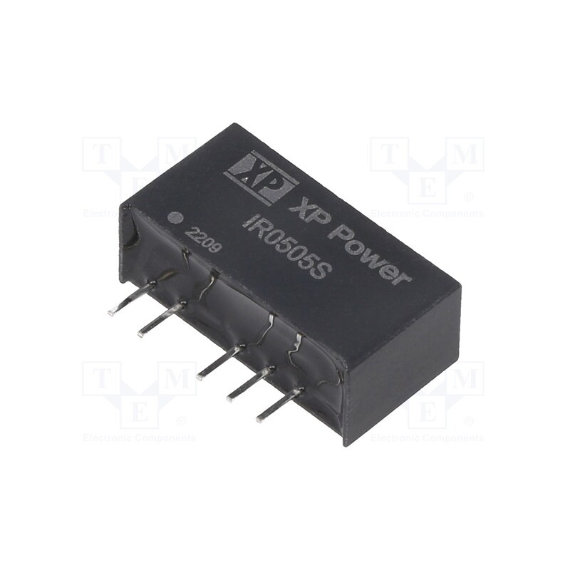 1 pcs x XP POWER - IR0505S - Converter: DC/DC, 3W, Uin: 5V, Uout: 5VDC, Uout2: -5VDC, Iout: 300mA