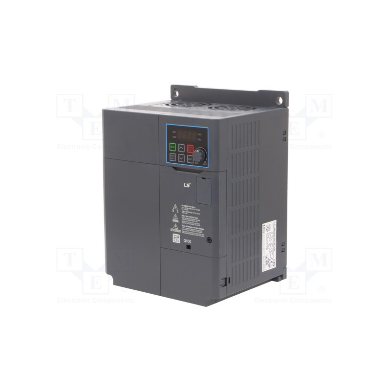 1 pcs x LS ELECTRIC - LV0055G100-4EOFN - Vector inverter, 5.5kW, 3x400VAC, 3x380÷480VAC, 0÷12VDC, IN: 5