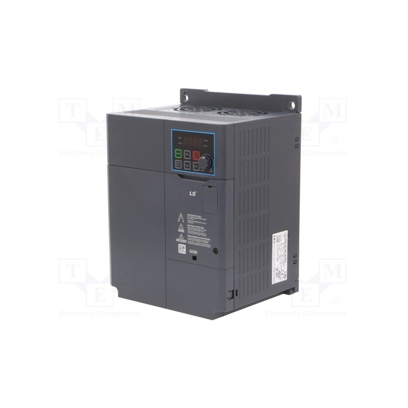 1 pcs x LS ELECTRIC - LV0075G100-4EOFN - Vector inverter, 7.5kW, 3x400VAC, 3x380÷480VAC, 0÷12VDC, IN: 5