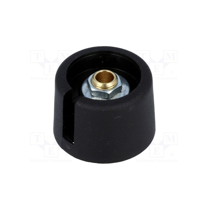 1 pcs x OKW - A3023049 - Knob, with pointer, polyamide, Øshaft: 4mm, Ø23x16mm, black