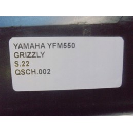 Yamaha YFM 550 Grizzly plastic storage compartment