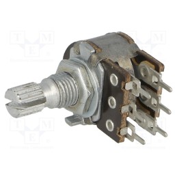1 pcs x TELPOD - PRP162G 2K2 A 16P6 - Potentiometer: shaft, single turn, 2.2kΩ, 100mW, ±20%, 6mm, stereo