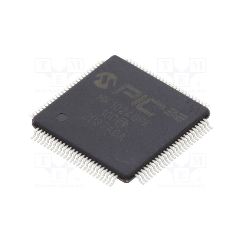 1 pcs x MICROCHIP TECHNOLOGY - PIC32MK1024GPK100-I/PT - IC: PIC microcontroller, 1024kB, 120MHz, 2.3÷3.6VDC, SMD, TQFP100