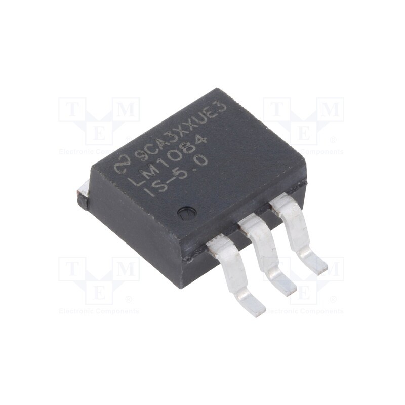 1 pcs x TEXAS INSTRUMENTS - LM1084IS-5.0/NOPB - IC: voltage regulator, LDO,fixed, 5V, 5A, TO263-3, SMD, , ±1.5%