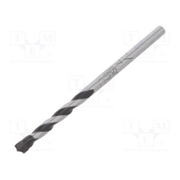 1 pcs x ALPEN-MAYKESTAG - 18800400100 - Drill bit, for concrete, Ø: 4mm, Ø: 5/32', L: 75mm, metal, blister