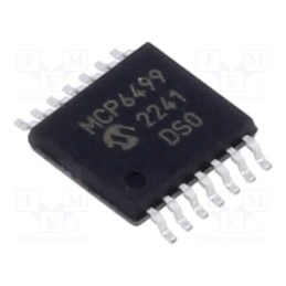 1 pcs x MICROCHIP TECHNOLOGY - MCP6499-E/ST - IC: operational amplifier, 30MHz, 1.8÷5.5V, Ch: 4, TSSOP14,