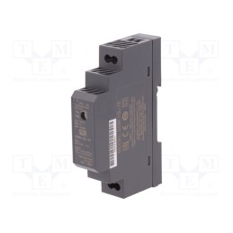 1 pcs x MEAN WELL - DDR-15L-15 - Converter: DC/DC, 15W, Uout: 15VDC, Iout: 1A, 17.5x90x54.5mm, DDR