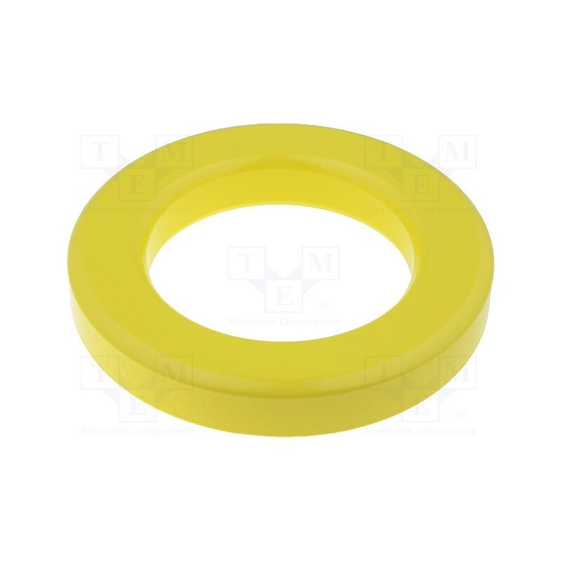 1 pcs x MICROMETALS - T300-26 - Ferrite: toroidal, L: 12.7mm, Øint: 49mm, Øout: 77.2mm, 80nH