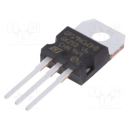 1 pcs x STMicroelectronics - STGP19NC60HD - Transistor: IGBT, 600V, 40A, 130W, TO220AB
