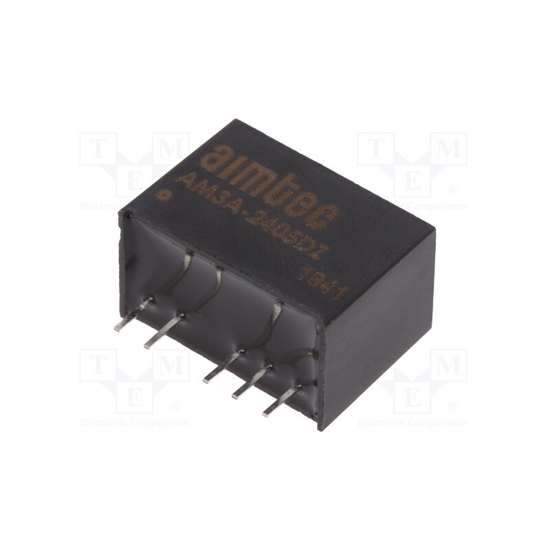 1 pcs x AIMTEC - AM3A-2405DZ - Converter: DC/DC, 3W, Uin: 9÷36V, Uout: 5VDC, Uout2: -5VDC, SIP6