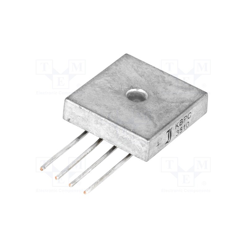 1 pcs x DIOTEC SEMICONDUCTOR - KBPC3502I - Bridge rectifier: single-phase, Urmax: 200V, If: 35A, Ifsm: 375A
