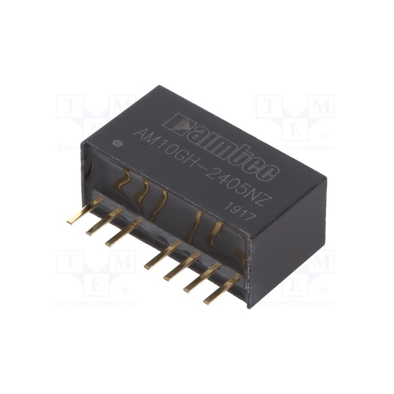 1 pcs x AIMTEC - AM10GH-2405NZ - Converter: DC/DC, 10W, Uin: 9÷36V, Uout: 5VDC, Iout: 2A, SIP8