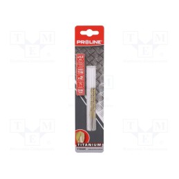1 set x PROLINE - 77842K - Drill bit, for metal, Ø: 4.2mm, 2pcs, Features: grind blade