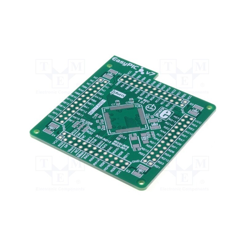 1 pcs x MIKROE - EASYPIC FUSION V7 EMPTY MCUCARD1 100 PT - Multiadapter, prototype board