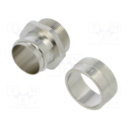 1 pcs x ANAMET EUROPE - 256.032.0 - Straight terminal connector, Thread: metric,inside, brass, IP40