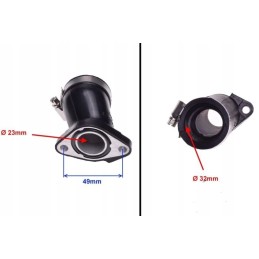 Left carburetor pipe ATV 250 Barossa SMC Jialing