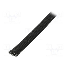 1 pcs x ABB - 7TCG054800R0016 - Polyester braid, ØBraid : 11÷17,nom.12mm, polyester, black, L: 50m
