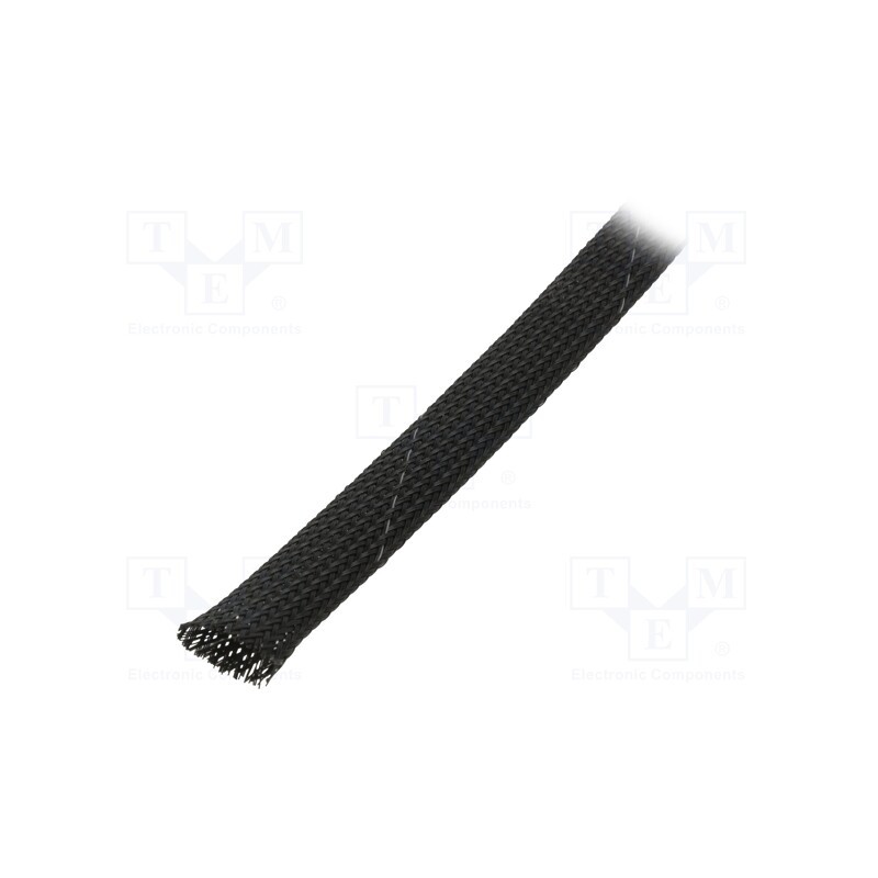 1 pcs x ABB - 7TCG054800R0016 - Polyester braid, ØBraid : 11÷17,nom.12mm, polyester, black, L: 50m