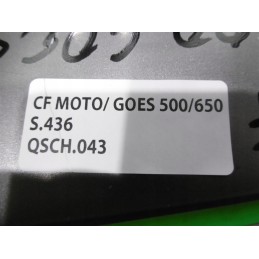 Plastic storage box cf moto goes 500 650