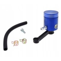 Quad ATV brake fluid reservoir piston blue