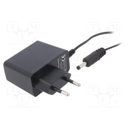 1 pcs x ESPE - PRO0612W2E-1740CN - Power supply: switched-mode, plug, 12VDC, 0.5A, 6W, Plug: EU, 79%