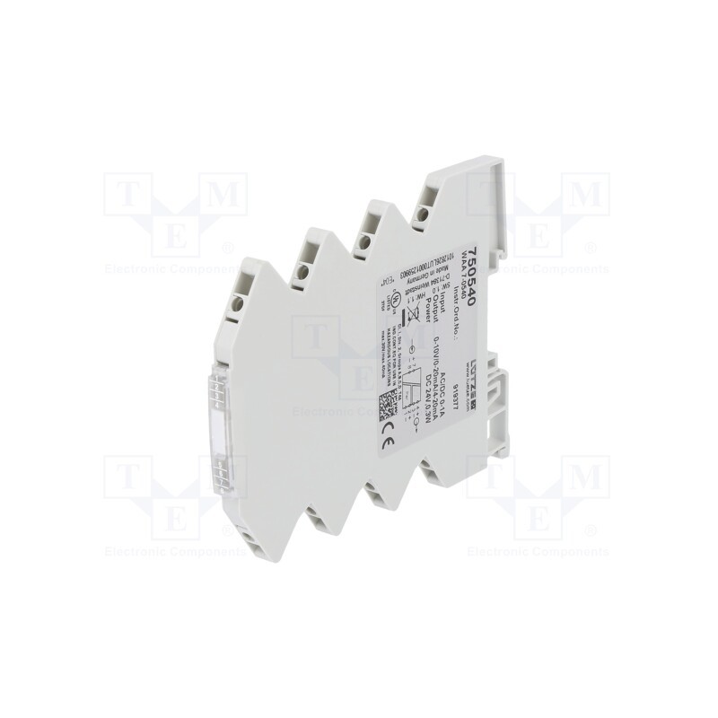 1 pcs x Lu00dcTZE - 750540 - Converter: analog signals, for DIN rail mounting, 0÷1A AC/DC